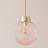 Frenchie Pink Glass Globe Capped Ceiling Pendant Light-2130606967