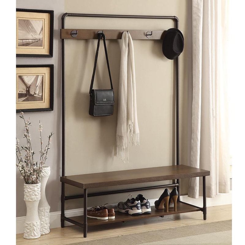 Artistica Hall Tree 47'' Wide with Shoe Storage