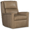 Fauteuil inclinable Norman, Cuir véritable brume empyréenne, Français naturel No 9, Rétro-poussage