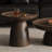 Retro minimalist round coffee table combination-110328982-110328980