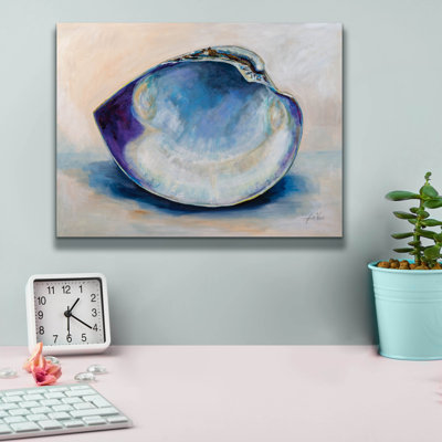 Art mural sur toile Dovecove «Quahog Shell» par Jeanette Vertentes