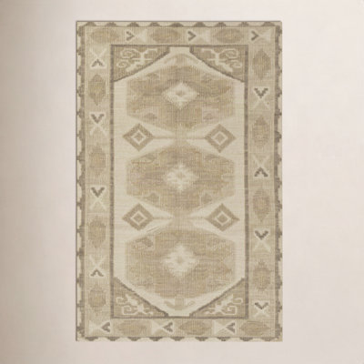 Arlie Natural Hand-Woven Oriental Rug