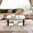 mirror coffee table