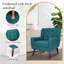 Jaqueze 73.7Cm Wide Tufted Armchair-2009469885