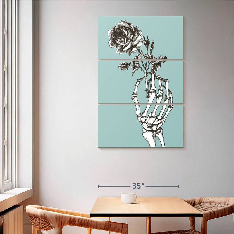 Hitzel Romantic Skeleton, 65" H x 42" W