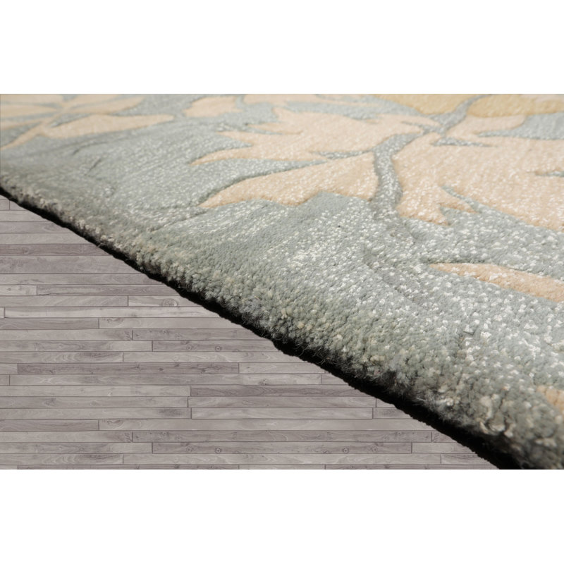 Tapis de couloir oriental gris en laine multicolore touffeté à la main gris, Tapis de couloir 2 pi 6 po x 8 pi