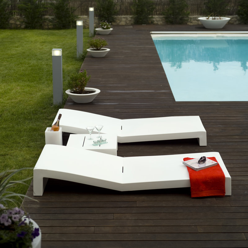 Jut 78.75" Long Single Chaise, Ecru