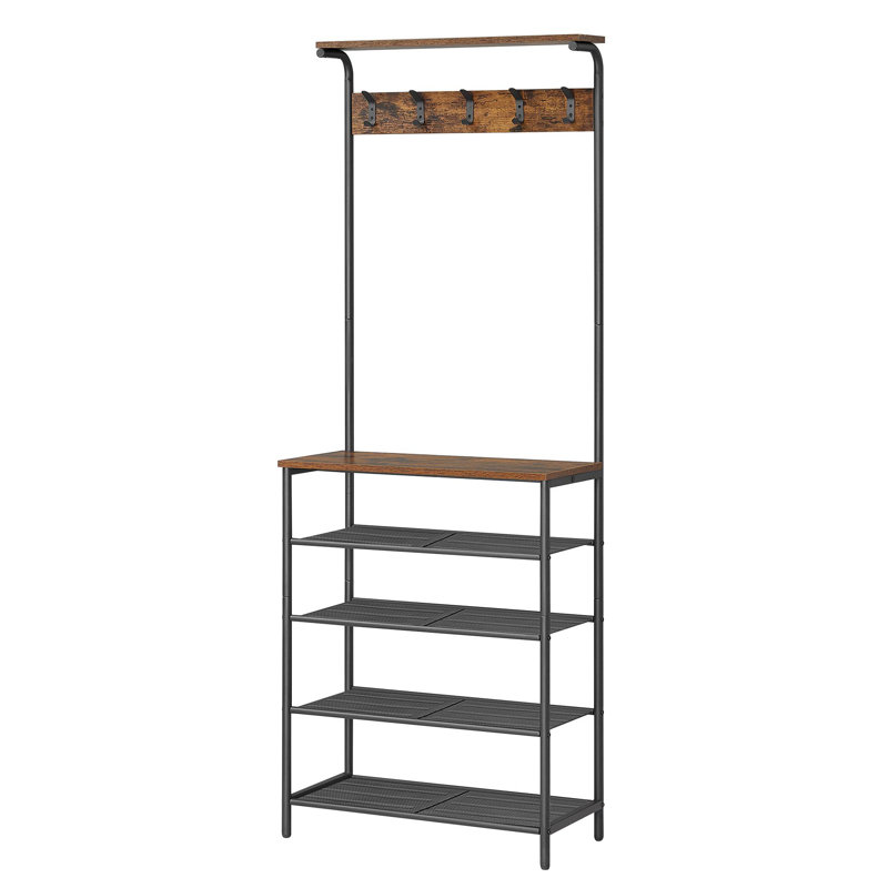 Hall Tree With Shoe Bench