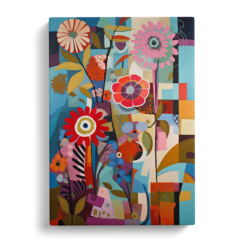 Brimson Flowers Constructivism Vol.1 - Wrapped Canvas, 50cm H x 35cm W x 3cm D