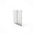 Frameless Shower Door, Sliding Shower Door, Premium 5/16"(8Mm) Thick Tempered Glass Shower Enclosure With Towel Bar ,Double Side Easy Clean Coat,Brushed Nickel Finished With Buffer