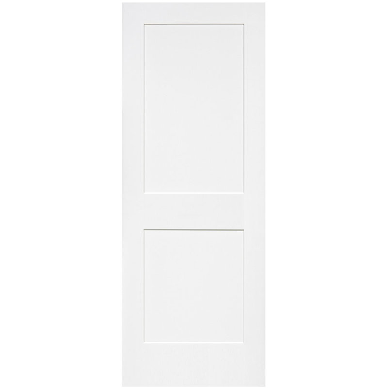 Porte standard à panneaux en bois massif Shaker, 32 po x 80 po