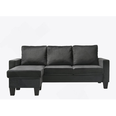 Sofa Chaise , BLACK