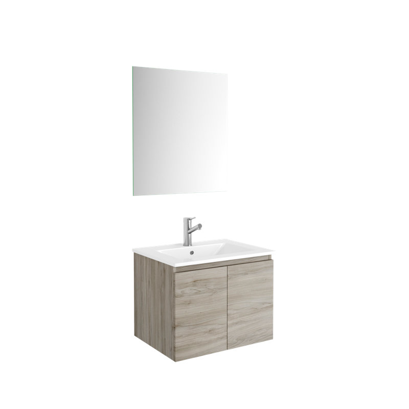 Base de meuble-lavabo simple 24 po Malibu, Pin