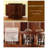 39.76" Brown Rectangular Solid Wood Wine Racks-2093746331