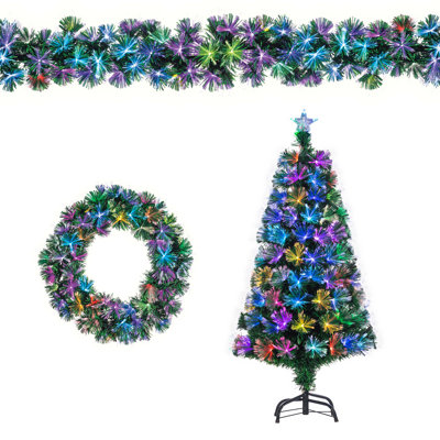 48' Lighted Pine Christmas Tree