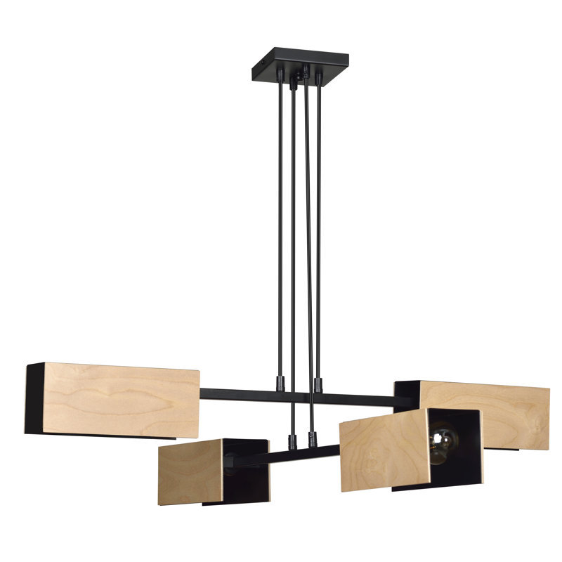 Canaria 4 - Light Unique/Statement Pendant, Black