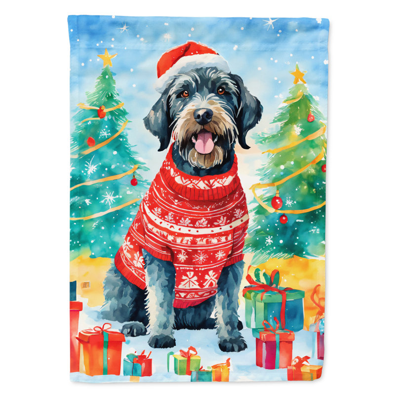 Double Sided Polyester Christmas, 40'' H x 28'' W