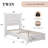 Marro Farmhouse Overlapped Wood Platform Bed-2088410052-2138911489