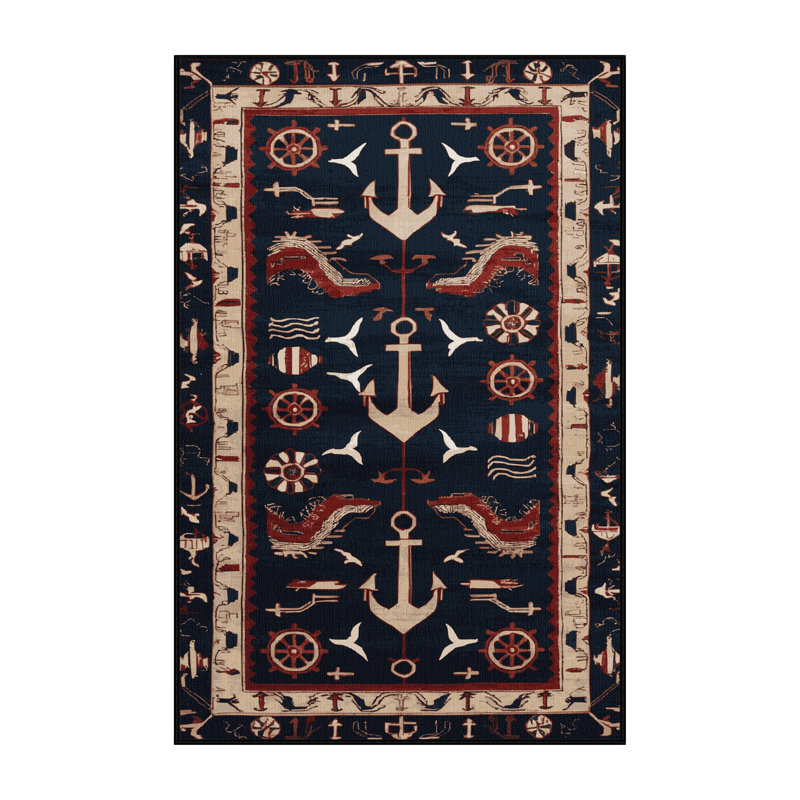 Tapis turc gris lavable à la machine, Rectangle 7 pi x 9 pi