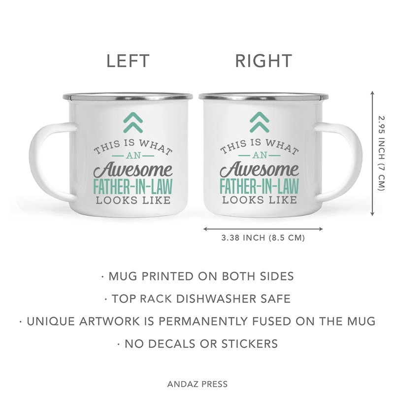 This Is What an Awesome Looks Like Family Father-in-Law Camping Mug