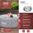 Coleman Sicily AirJet Round Inflatable Hot Tub with EnergySense Cover