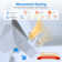 ADA Smart Bidet Toilet with Auto Open & Close, Foot Sensor,Clean Foam Dispenser&MaP Flushing 1000G