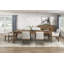 Ensemble de 2 chaises d'appoint rembourrées transitionnelles gris-brun