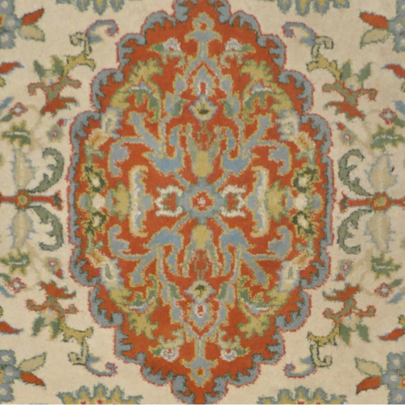 Tapis en laine noué à la main Deraz