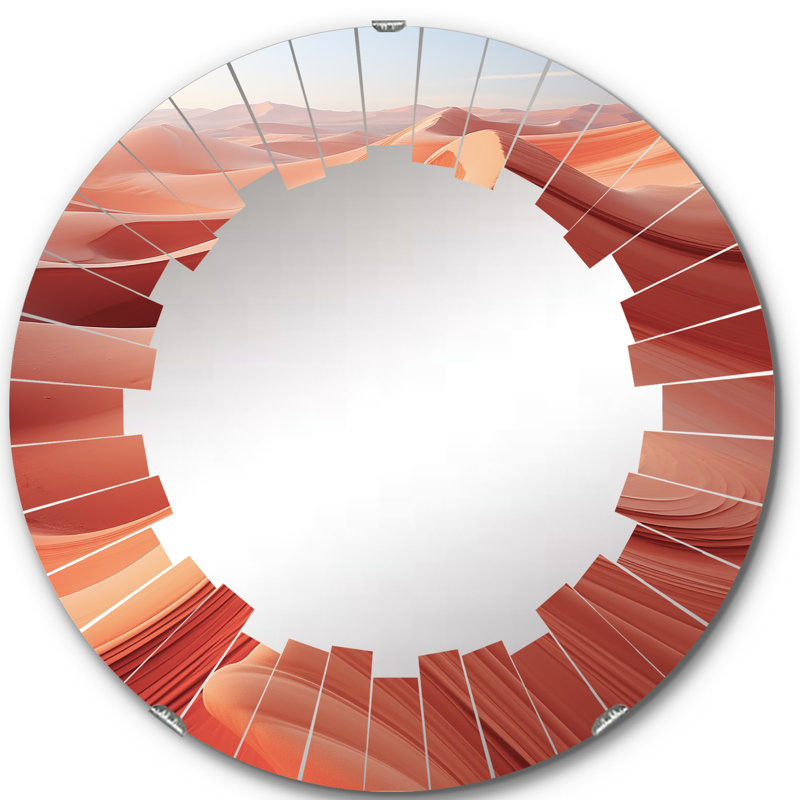 Clearsky - Miroir mural rond, 24 po x 24 po