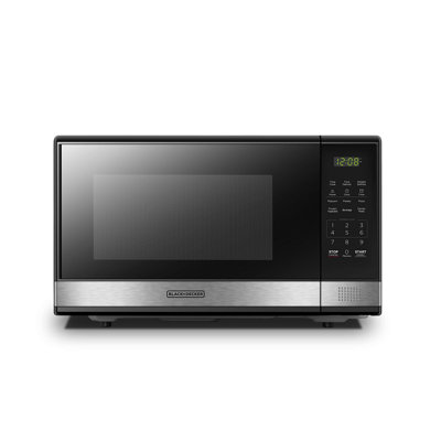 BLACK+DECKER Microwave Oven Countertop, 1.1 Cu.Ft, 1000W, Stainless Steel