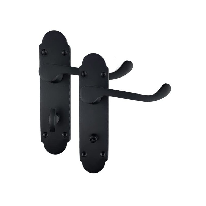 Scroll Style Bathroom Door Handles