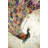 Peacock With Gold Feathers Print On Canvas-98494253