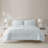 Martha Stewart Copper Vines Cotton Reversible Blue Duvet Cover Set-124987431