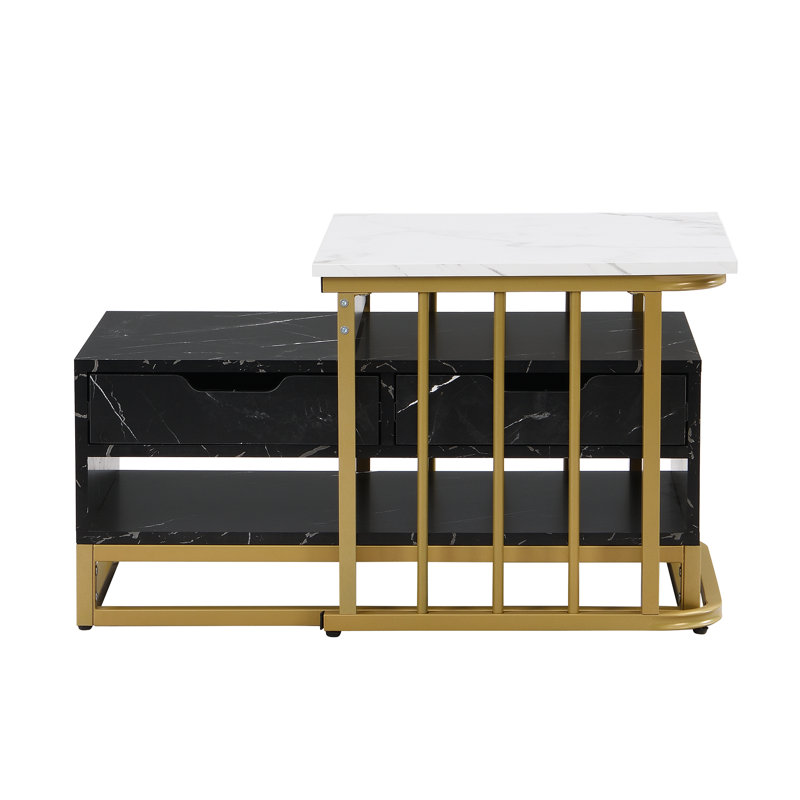 Avalyna Frame Coffee Table with Storage