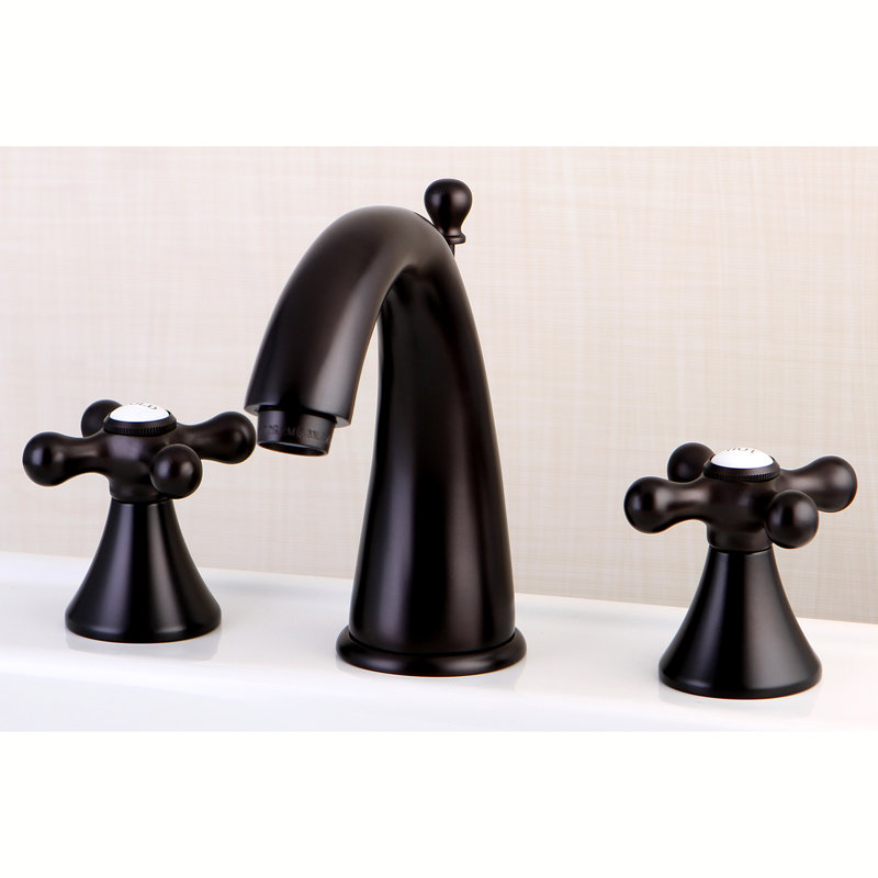 Robinet de salle de bain espacé Kingston, Bronze frotté à l'huile