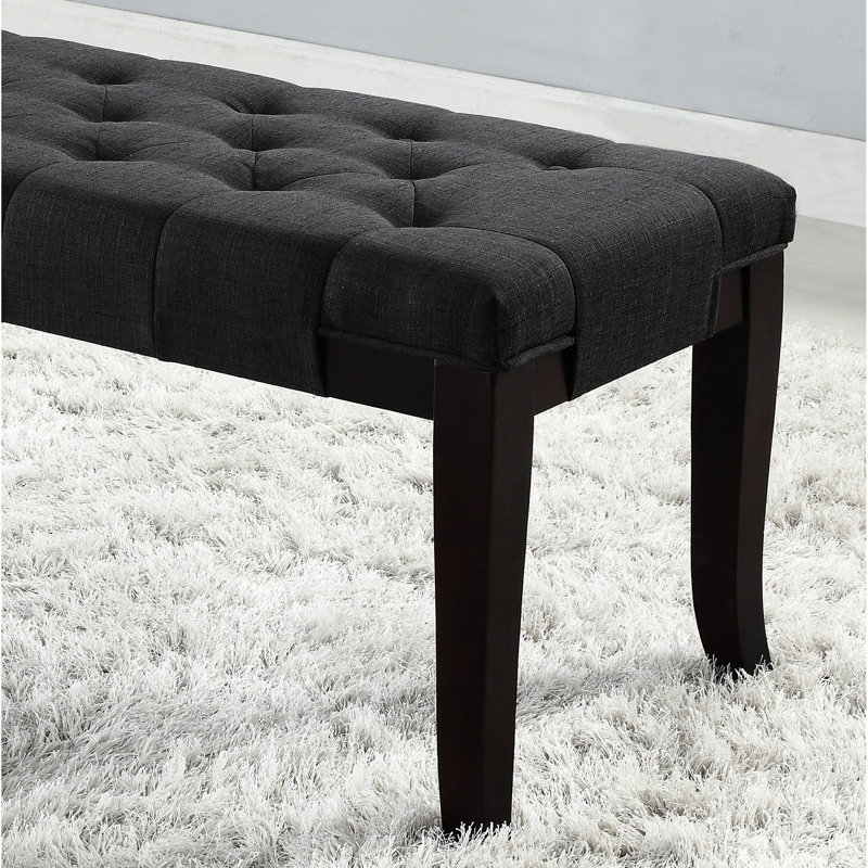 Banc capitonné Linon, tissu