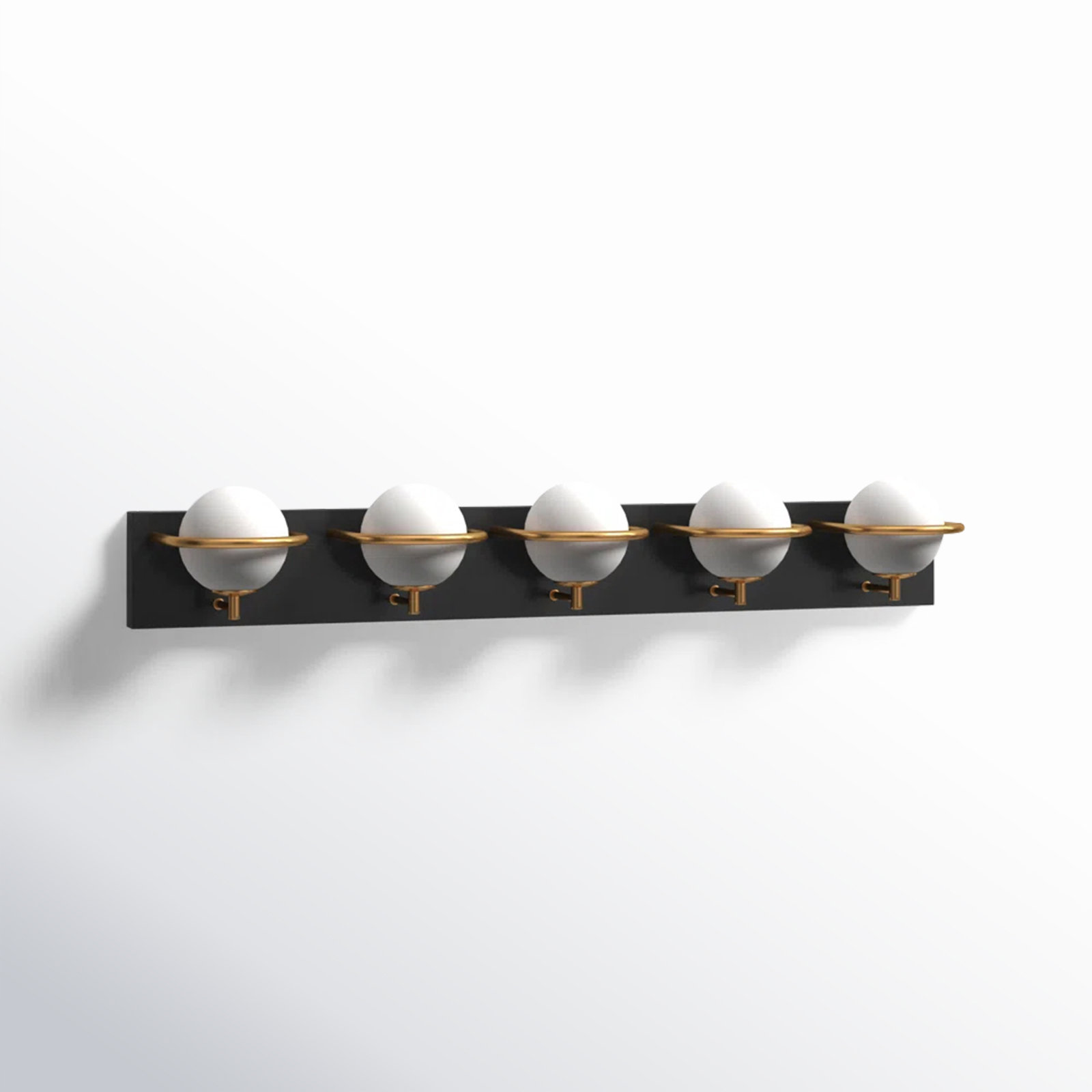 Bertram 5 Light Frosted Dimmable Vanity Light