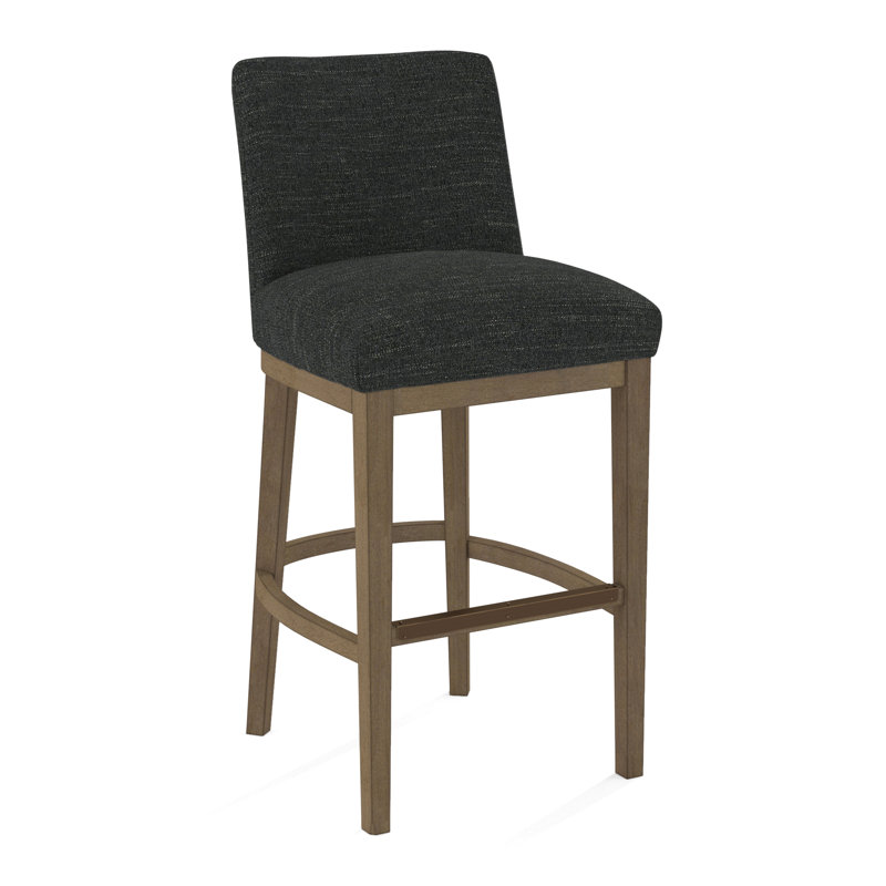 Upholstered Stool, 61585-76, Weathered Gray