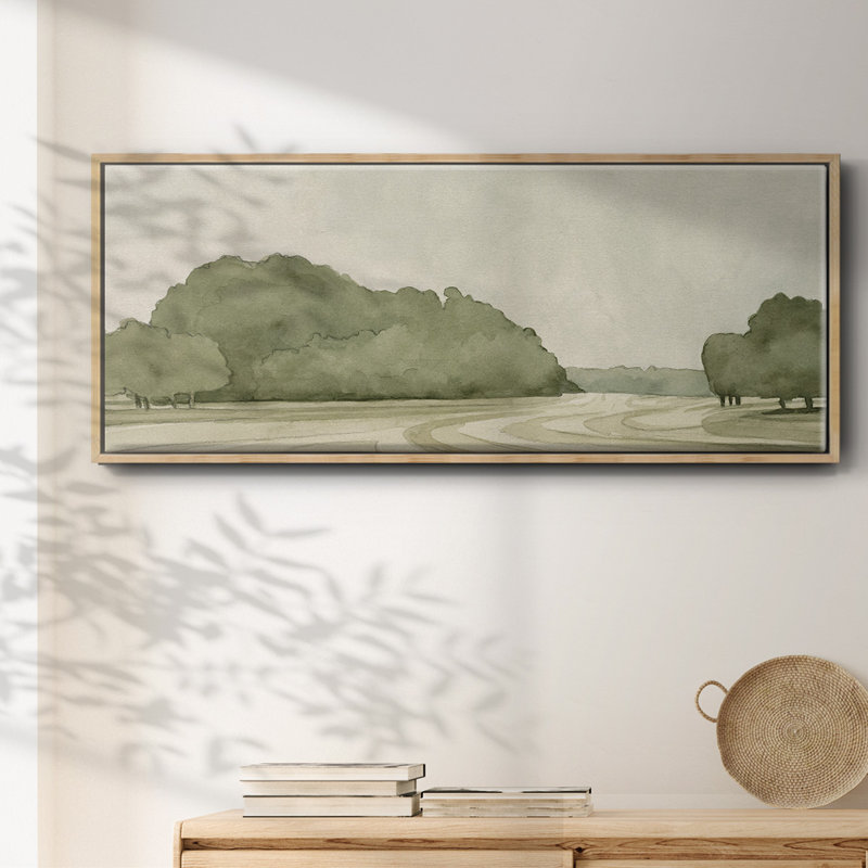 On Course I- Framed Canvas