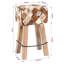 Bar Stool Real Leather Bar Stools Breakfast Kitchen