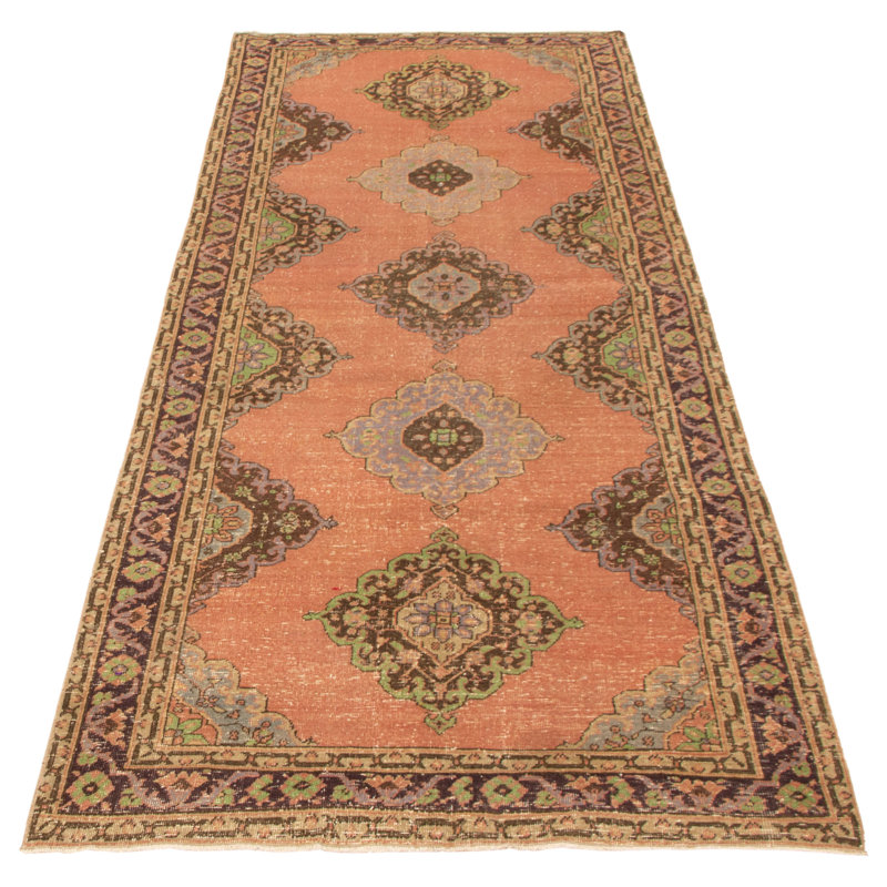 Tapis saumon Croff Vintage 4 pi 11 po x 13 pi 1 po