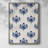 Indigo Bloom Pattern I Framed Print - Solid Wood-546838896