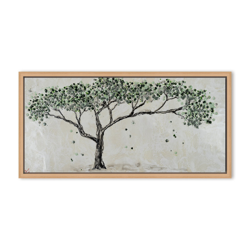 Nature Inspired "Spring's Guardian" Canvas Wall Art By , 8" H x 16" W, Framed Canvas, Brown