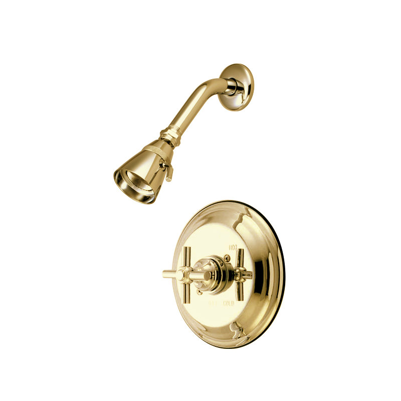 Elizabeth Single Handle Wall Mounted Tub Spout, Polished Brass
