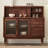 Multi Functional Glass Buffet Table