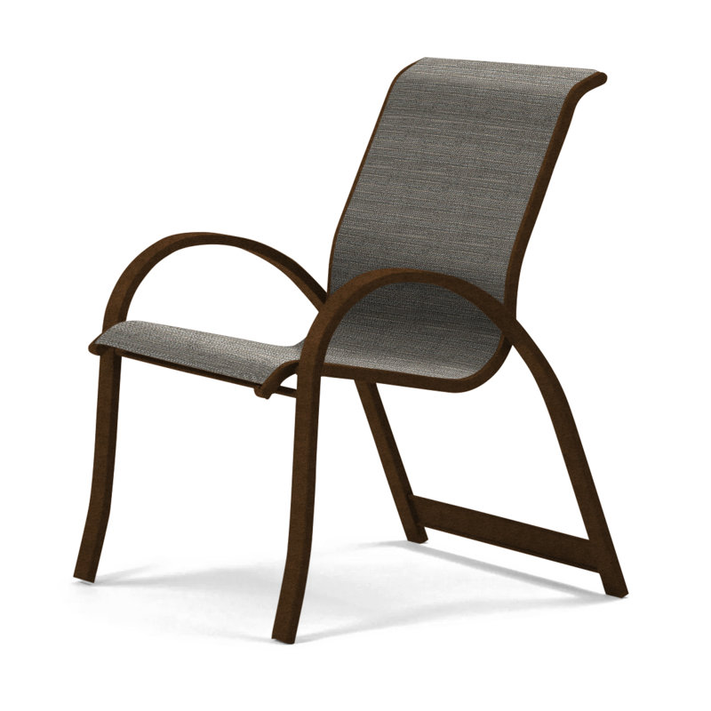 Fauteuil de salle à manger empilable Hiraku, Gris anthracite Collect, Kona