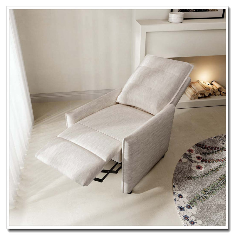 Fauteuil inclinable en chenille, Beige