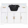 Shampoo Sink with Storage Cabinet and Drawer, Backwash Shampoo Bowl with Sprayer for Barber Salon Shop