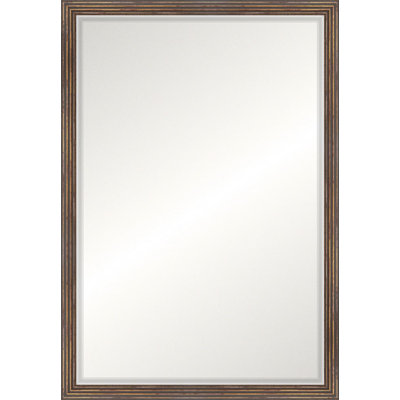 Antique Gold and Taupe Signature Mirror
