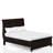 Two Dark Cherry Queen Storage Bed, Solid Wood & , Robust Build Size Bed With Storage, Transitional Look,